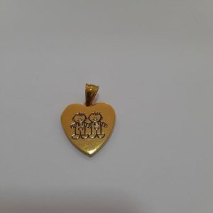 Colgantes Acero Dorado