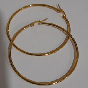 Aros Acero Dorado