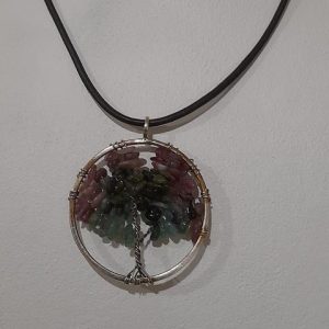 Collar Plata Material Natural