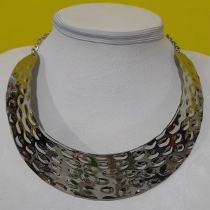 Collar Acero Plateado