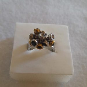 Anillo Acero Plateado