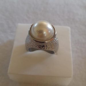 Anillo Acero Plateado