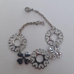Pulsera Acero Plateado